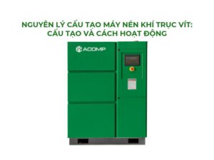 Nguyên lý cấu tạo máy nén khí trục vít: Cấu tạo và cách hoạt động