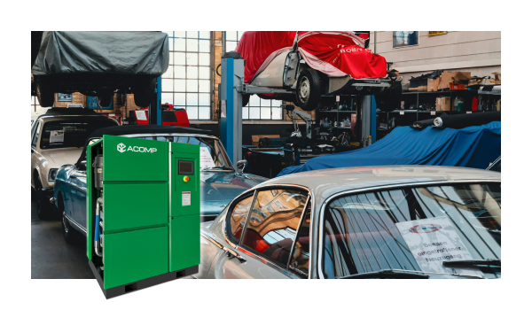  Vì sao garage ô tô nên dùng máy nén khí trục vít?
